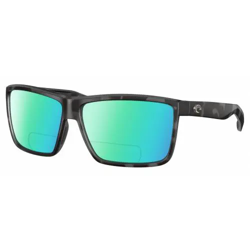 Costa Del Mar Rinconcito Unisex Polarized Bifocal Sunglass Gray Tiger Shark 60mm Green Mirror