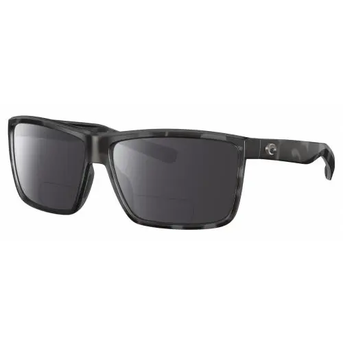Costa Del Mar Rinconcito Unisex Polarized Bifocal Sunglass Gray Tiger Shark 60mm Grey