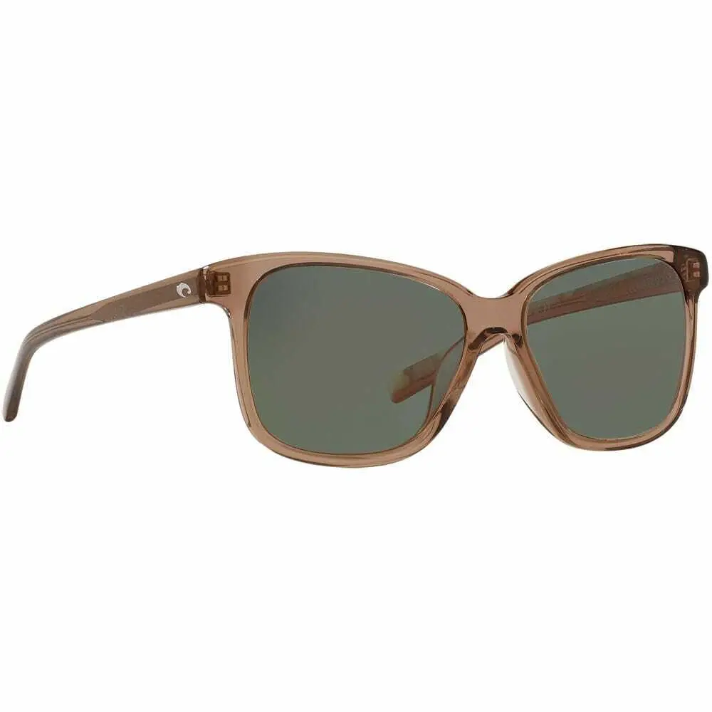 May Women`s Sunglasses - Polarized ShinyTaupeCrystal/Gray by Costa Del Mar