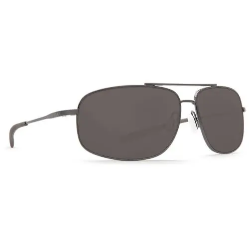 Shipmaster Sunglasses - Polarized BrushedDarkGunmetal/Gray by Costa Del Mar