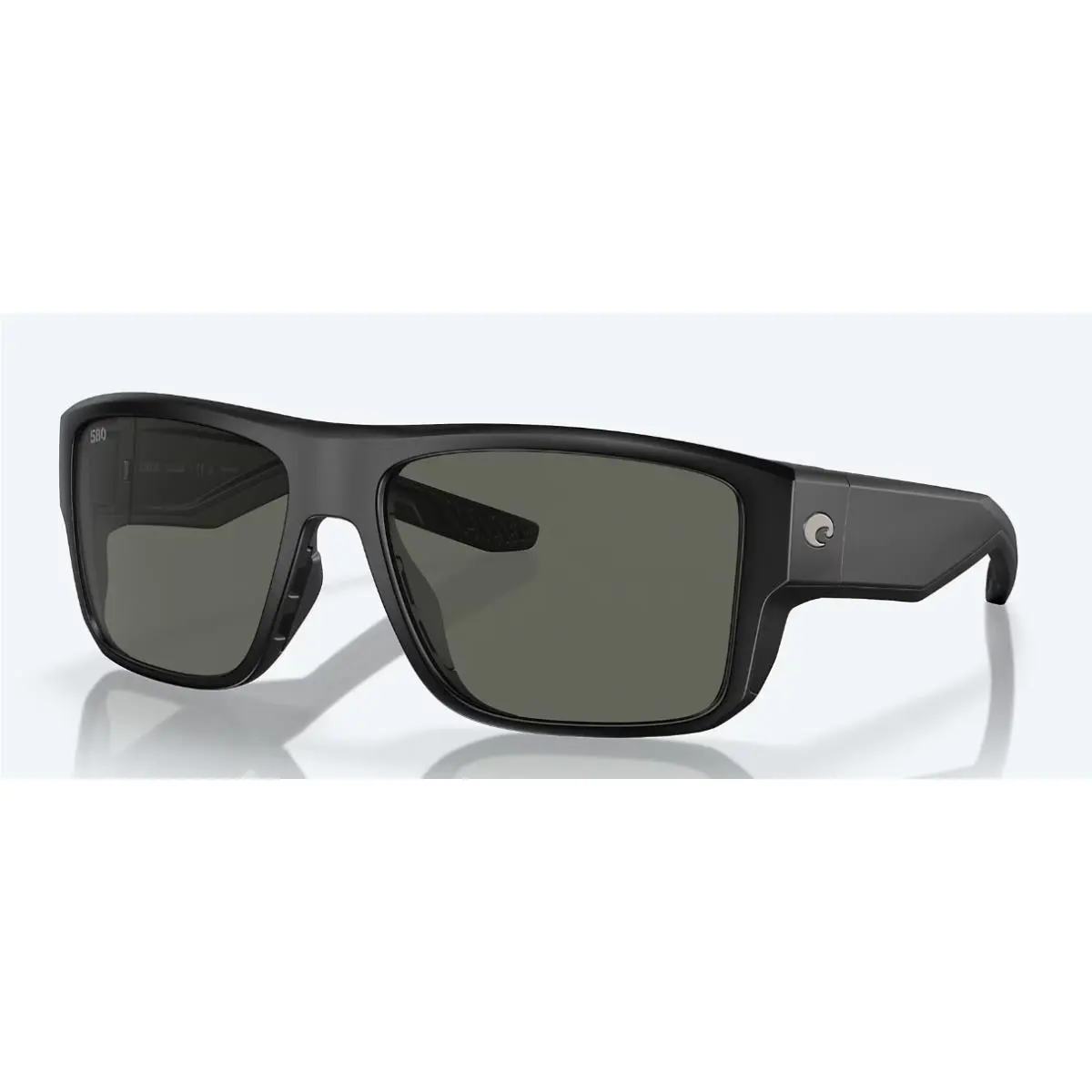 Costa Del Mar Taxman Polarized Sunglasses Matte Black Gray 580p