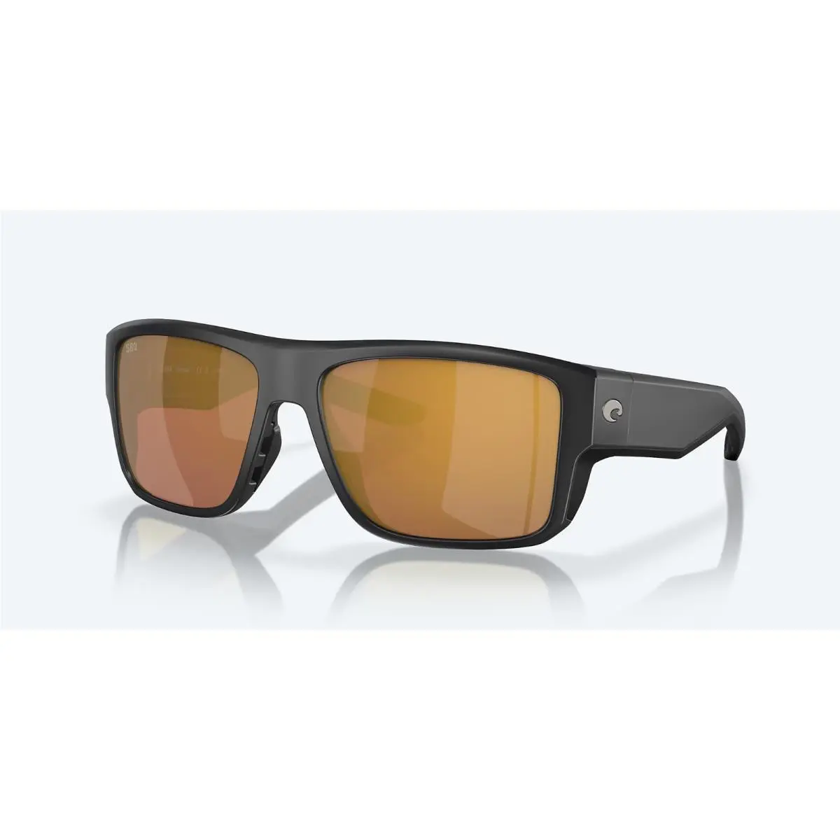 Sunglasses Taxman Matte Black / Gold Mirror Polarized 580G Glass by Costa Del Mar