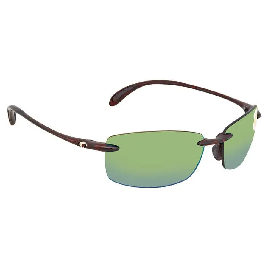Ballast Green Mirror Polarized Polycarbonate Men`s Sunglasses BA by Costa Del Mar