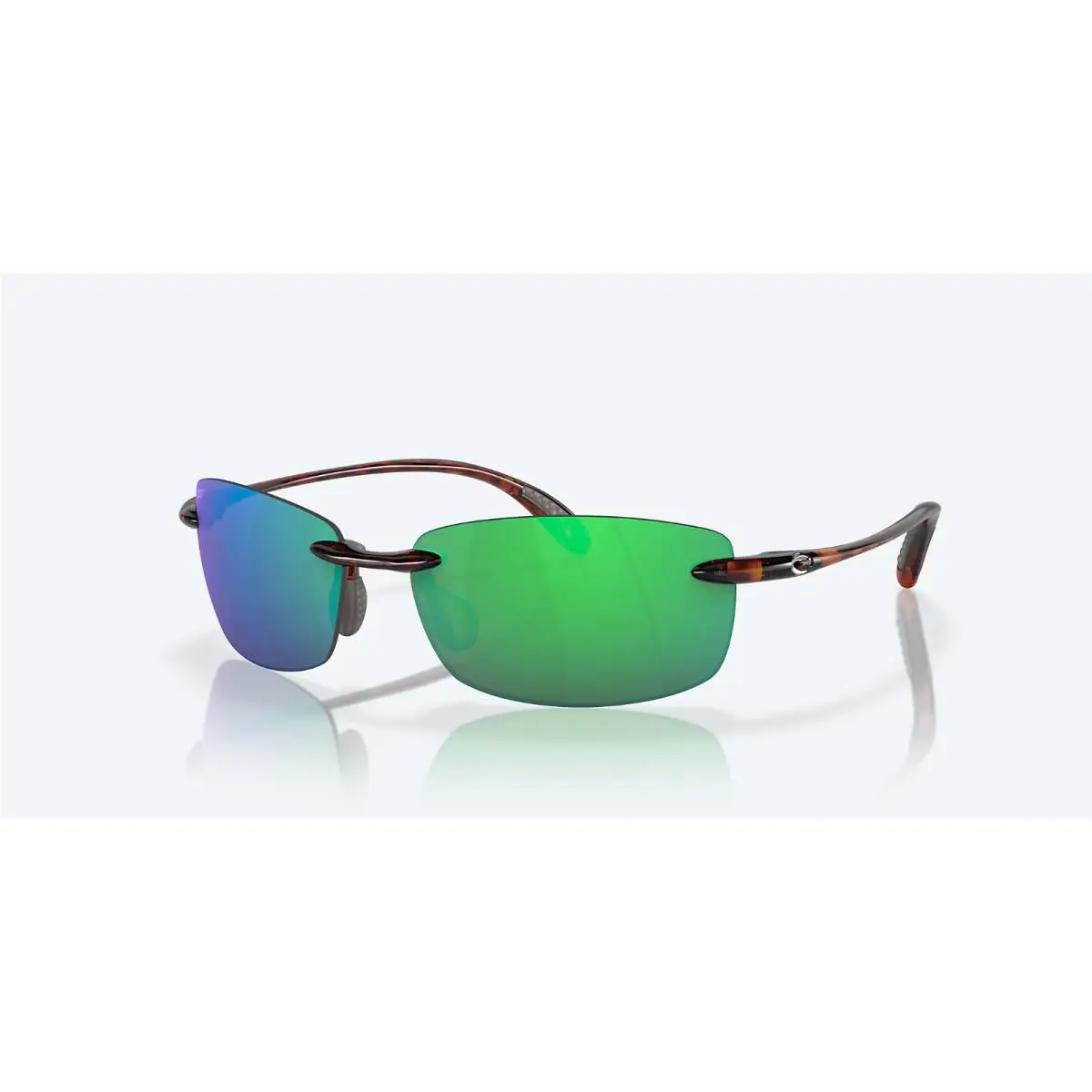 Costa Del Mar Sunglasses Ballast Tortoise / Green Mirror Polarized 580P Plastic