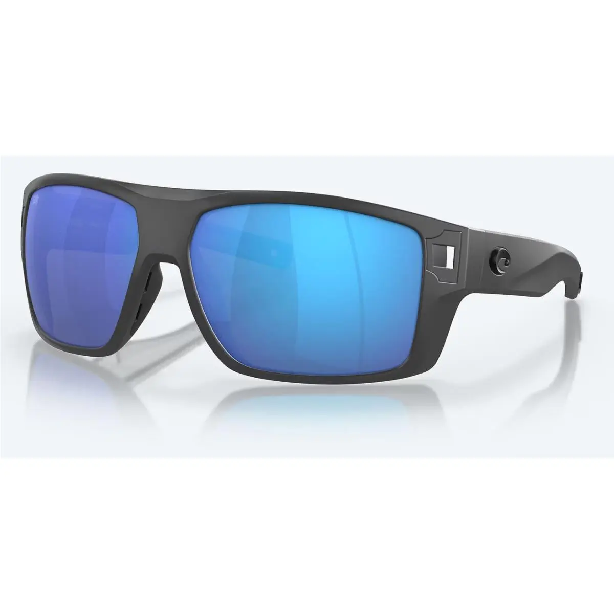 Diego Matte Gray / Blue Mirror Polarized Glass 580G by Costa Del Mar
