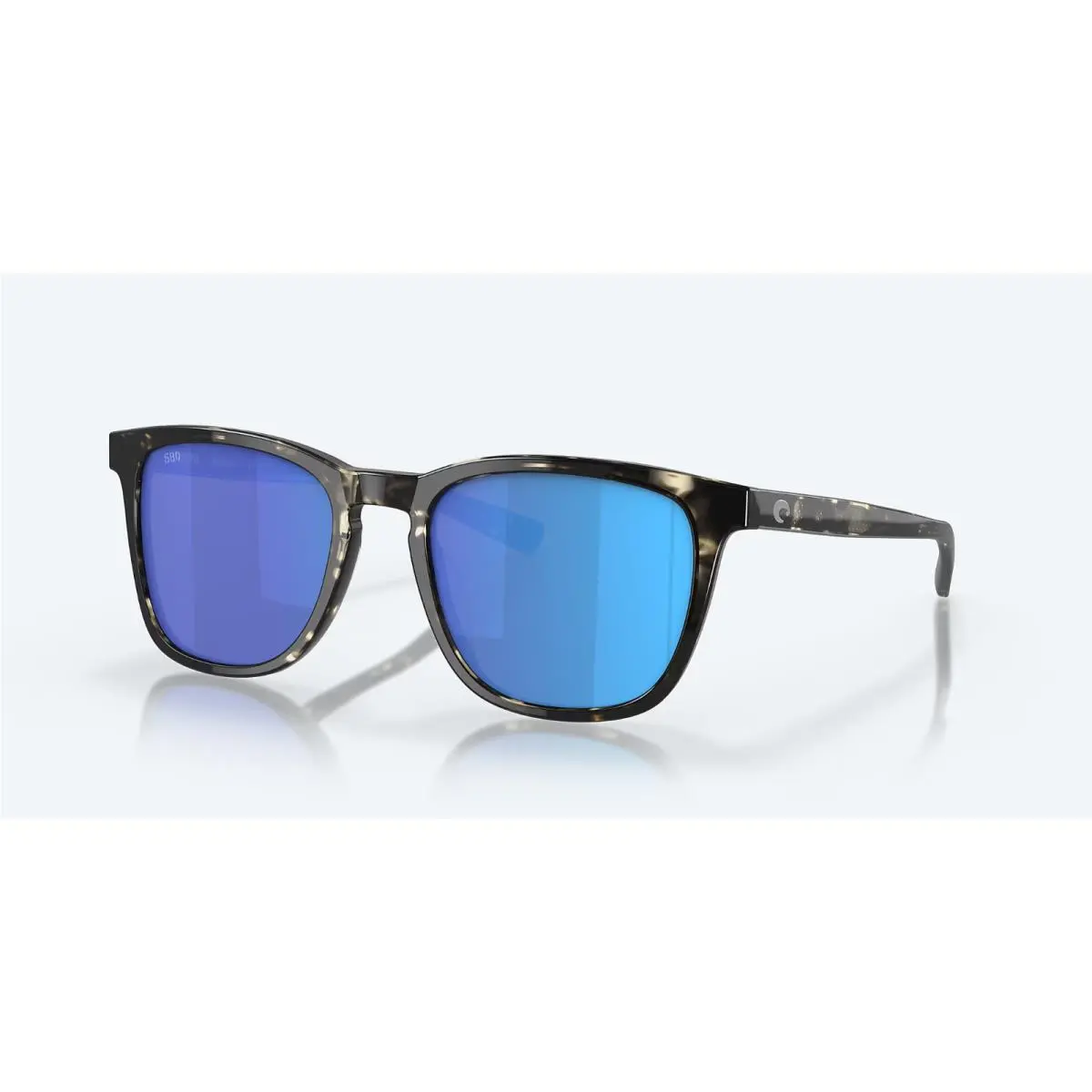 Costa Del Mar Sunglasses Sullivan Black Kelp / Blue Mirror Polarized Glass 580G