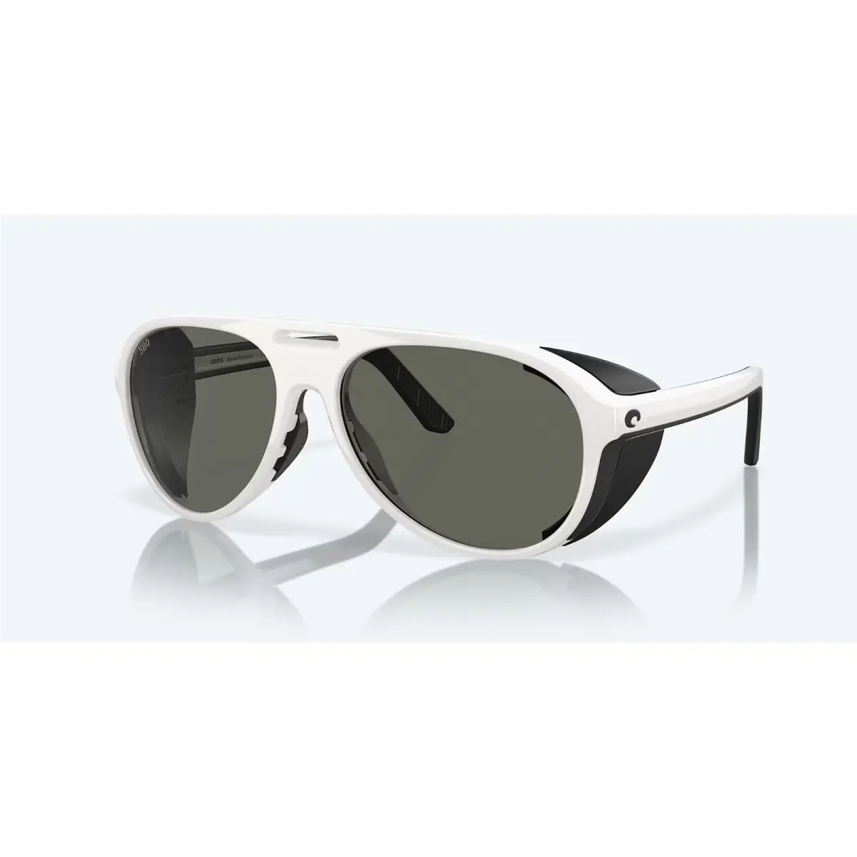 Costa Del Mar Grand Catalina Polarized Sunglasses White/ Gray Glass 580G