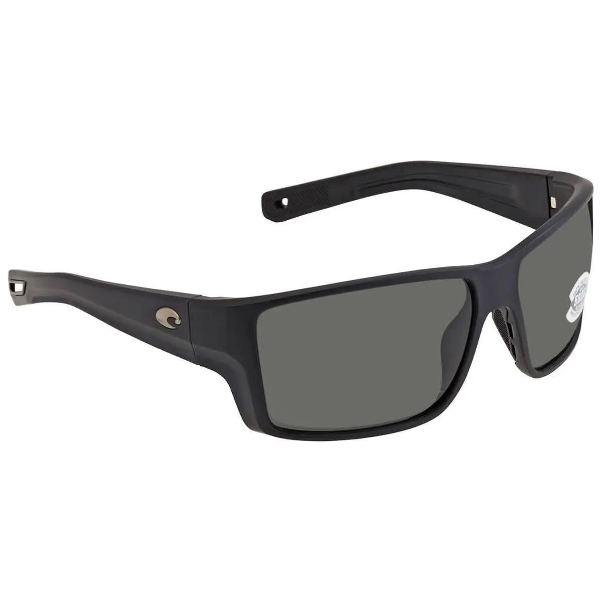 Costa Del Mar Reefton Pro Grey Polarized Glass Men`s Sunglasses 6S9080 908005 63 - Black, Frame: Black, Lens: Gray