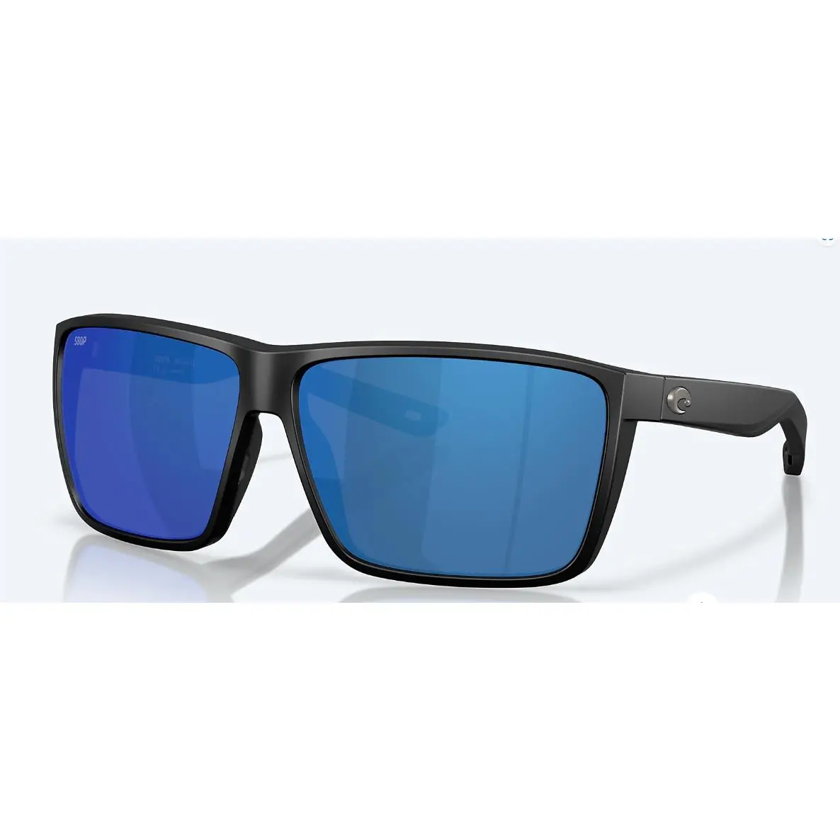 Costa Del Mar Rincon II Polarized Sunglasses Matte Black / Blue Mirror 580p