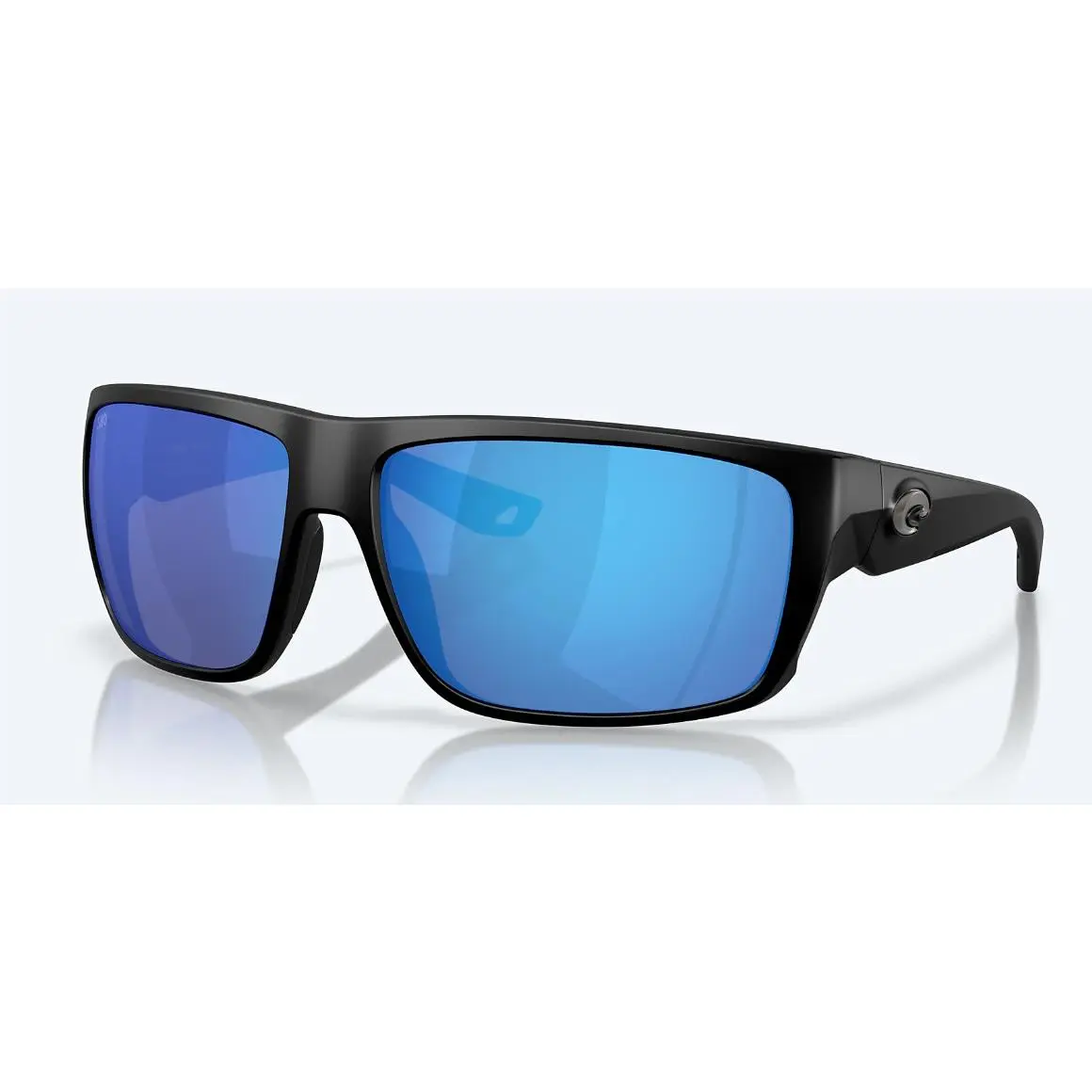 Costa Del Mar Fly Line Polarized Sunglasses Matte Black / Blue Mirror 580p