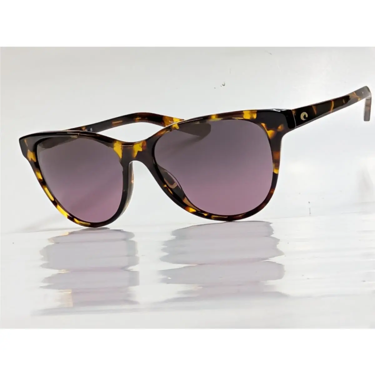 Costa Del Mar Sunglasses Catherine Tortoise Rose Gradient 580 Glass Lens