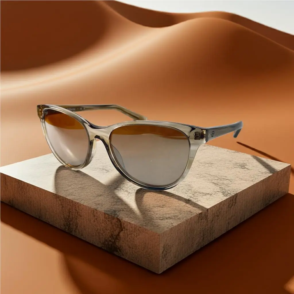 Costa Del Mar Catherine Shallows Copper Silver Mirror Glass 580 Polarized Lens