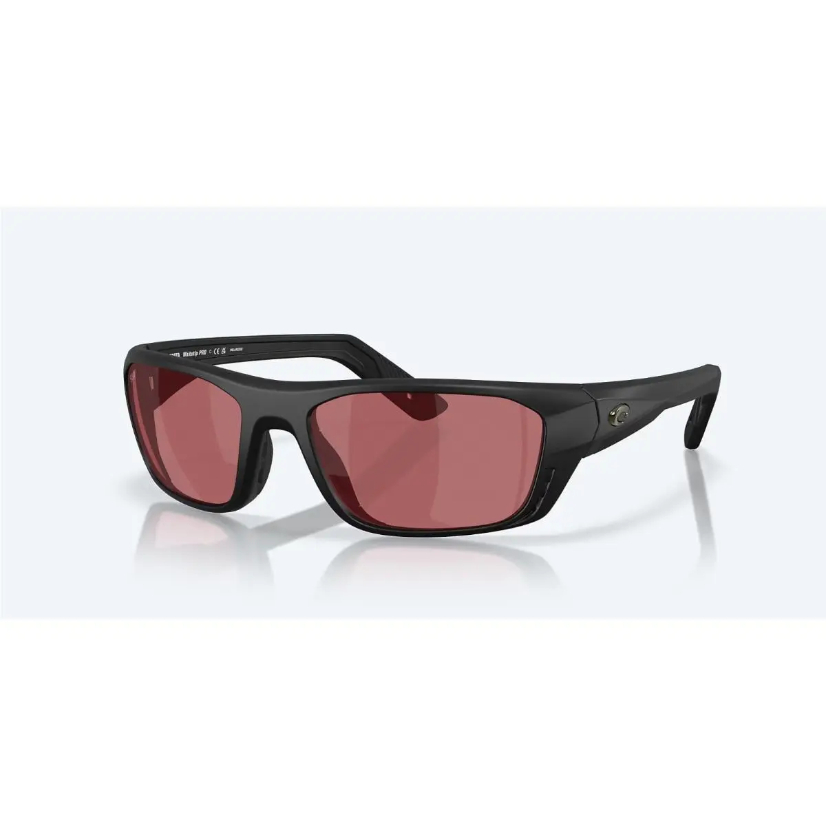 Sunglasses Whitetip Pro Matte Black / Rose Polarized Glass 580G by Costa Del Mar
