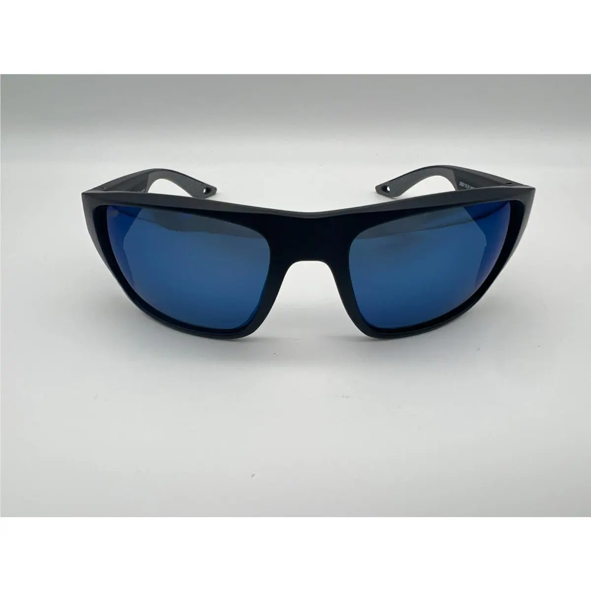 Finlet Polarized Sunglasses Matte Black/blue Mirror 580P by Costa Del Mar