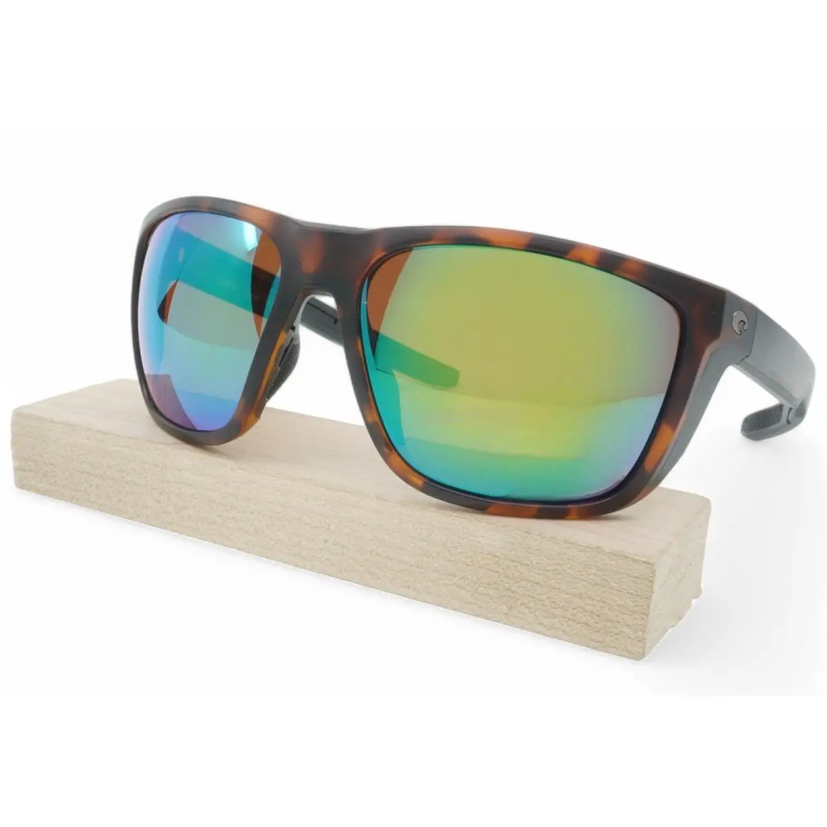 6S9002-03 Unisex Costa Ferg Polarized Sunglasses - Frame: Brown, Lens: Green