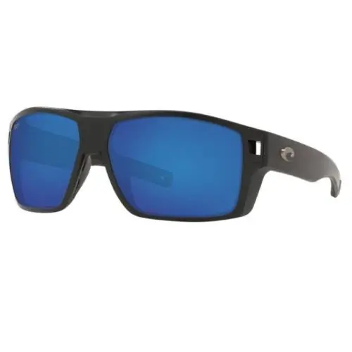 Diego Polarized Sunglasses Matteblack Bluemirror 580G by Costa Del Mar