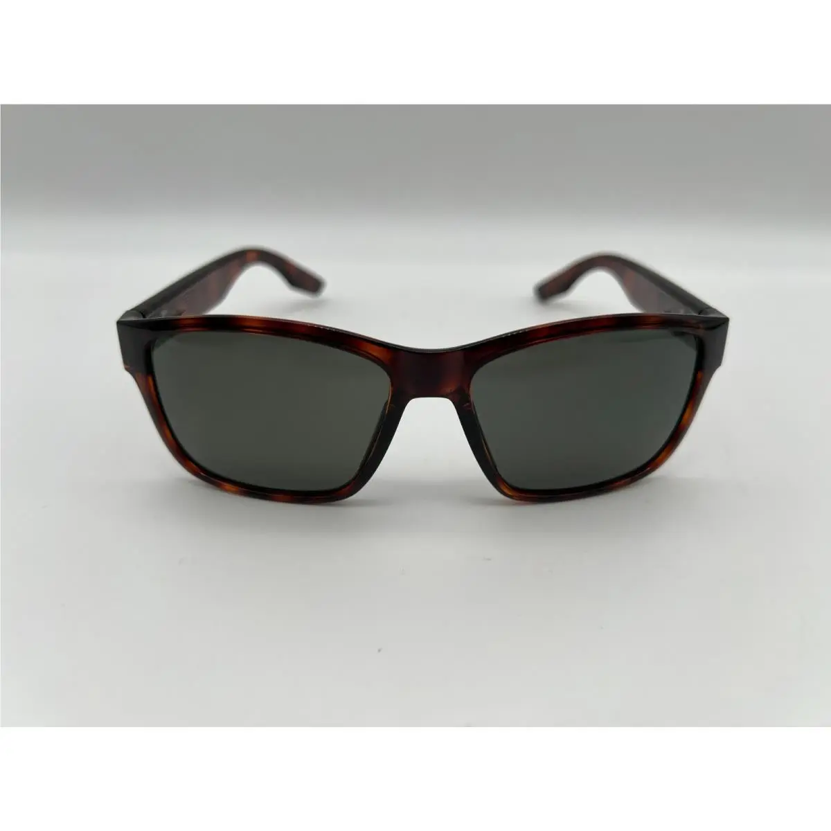 Costa Del Mar Paunch Polarized Sunglasses Tortoise / Gray Glass 580G - Frame: Black, Lens: Gray