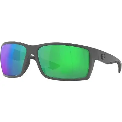 Costa Del Mar Mens Reefton Polarized Sunglass Grey/copper Green Mirror 580P 64mm