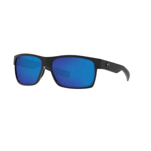 Half Moon Shiny Matte Black Blue Mirror HFM155OBMP 580P by Costa Del Mar