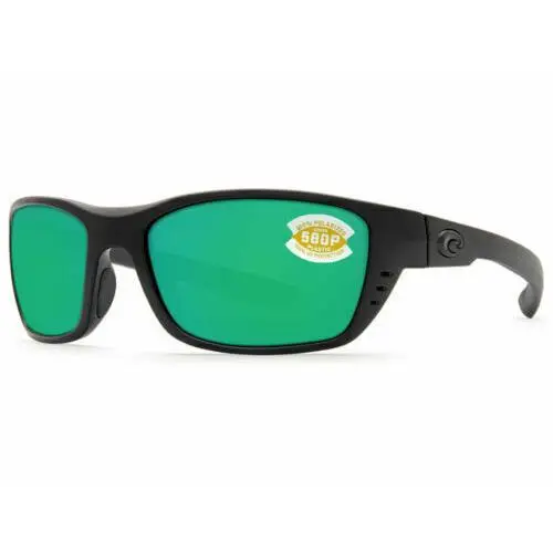 Costa Del Mar Whitetip Blackout / Green Mirror Polarized 580P WTP01 Ogmp