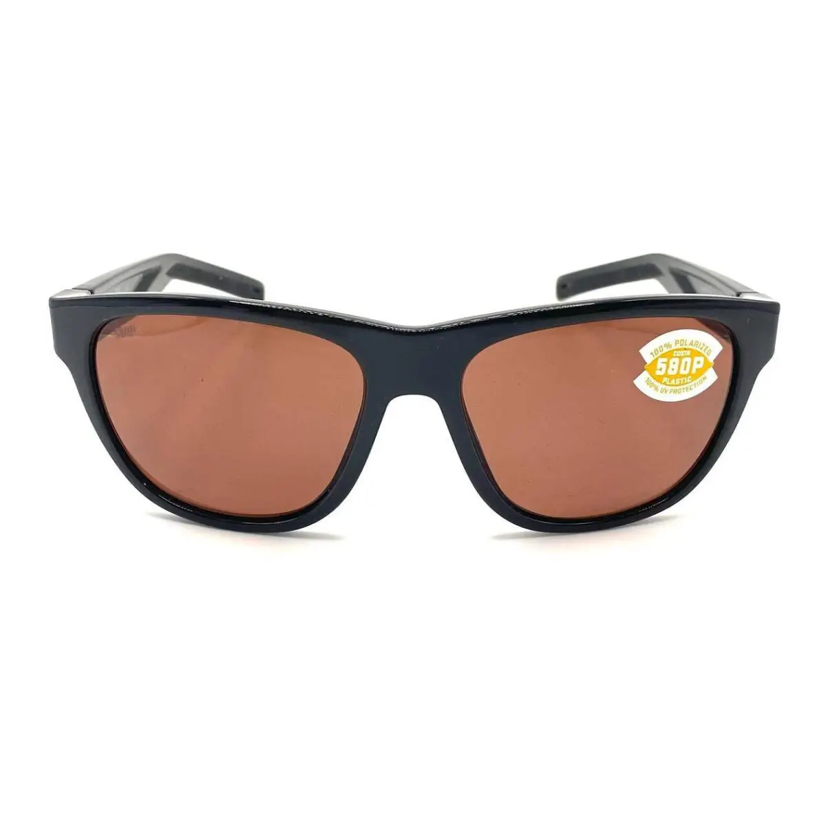 Costa Del Mar Bayside Sunglasses Shiny Black/copper 580Plastic