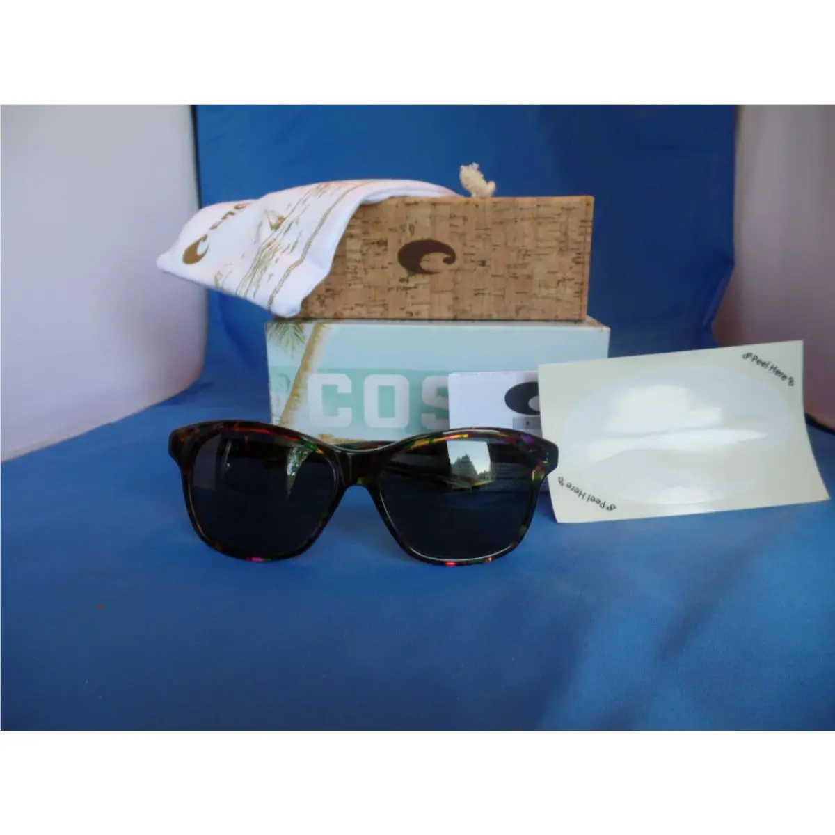 Costa Del Mar Sarasota Polarized Sunglasses Womens Shiny Abalone/gray 580G