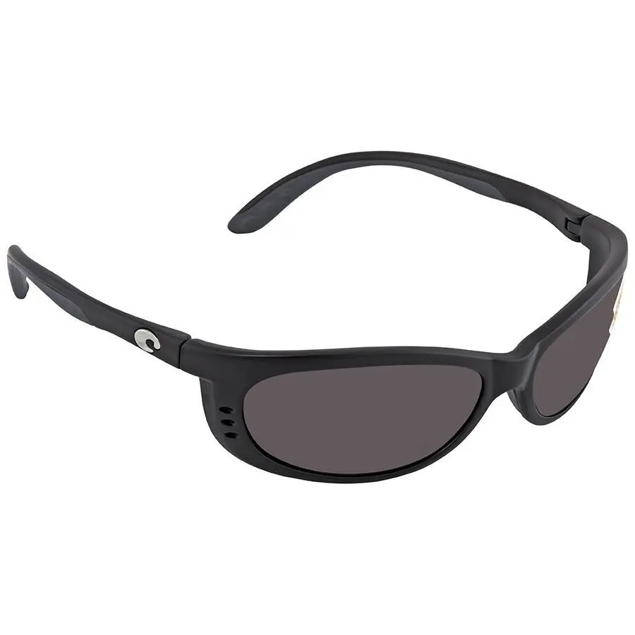 FA 11 Ogp Fathom Sunglasses Matte Black Gray 580P Polarized 61mm by Costa Del Mar