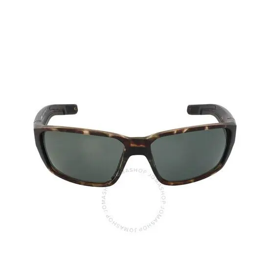 Costa Del Mar Sunglasses Fantail Pro Matte Wetlands Grey 580G Glass - Frame: Brown, Lens: Gray