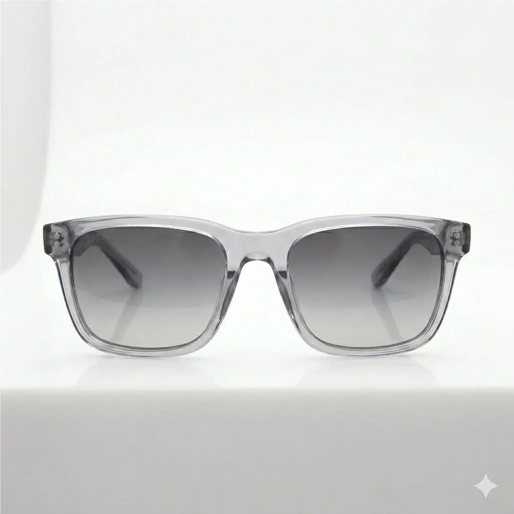 Costa Del Mar Tybee Shiny Light Crystal Gray Frame Gray Gradient 580 Glass Lens