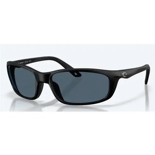 Costa Del Mar Brine II Sunglasses BR11OGP Black Frame/gray Plastic 580p Lens - Frame: Black, Lens: Gray