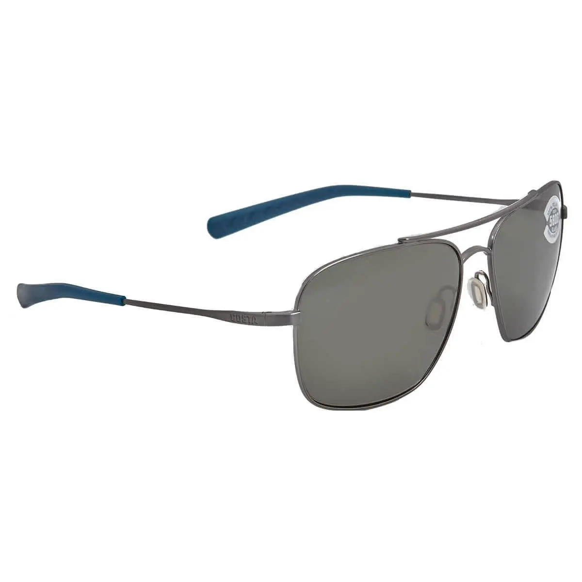 Canaveral Grey Polarized Glass Titanium Men`s Sunglasses Can 185 by Costa Del Mar