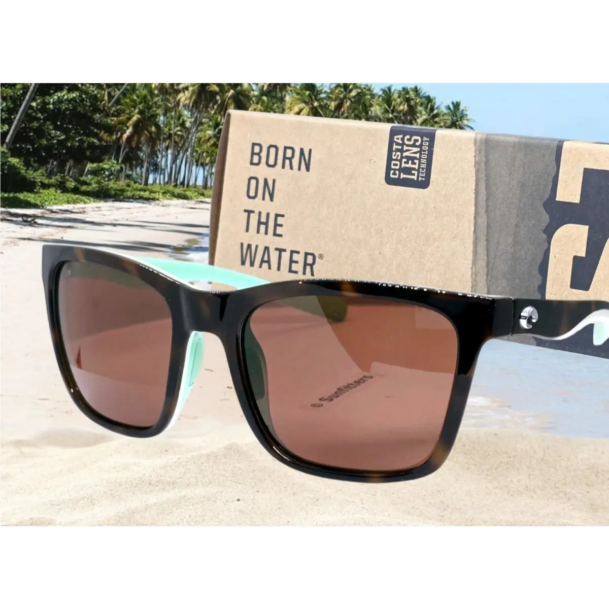Costa Del Mar Shiny Tortoise/copper Panga Polarized 580P Sunglasses