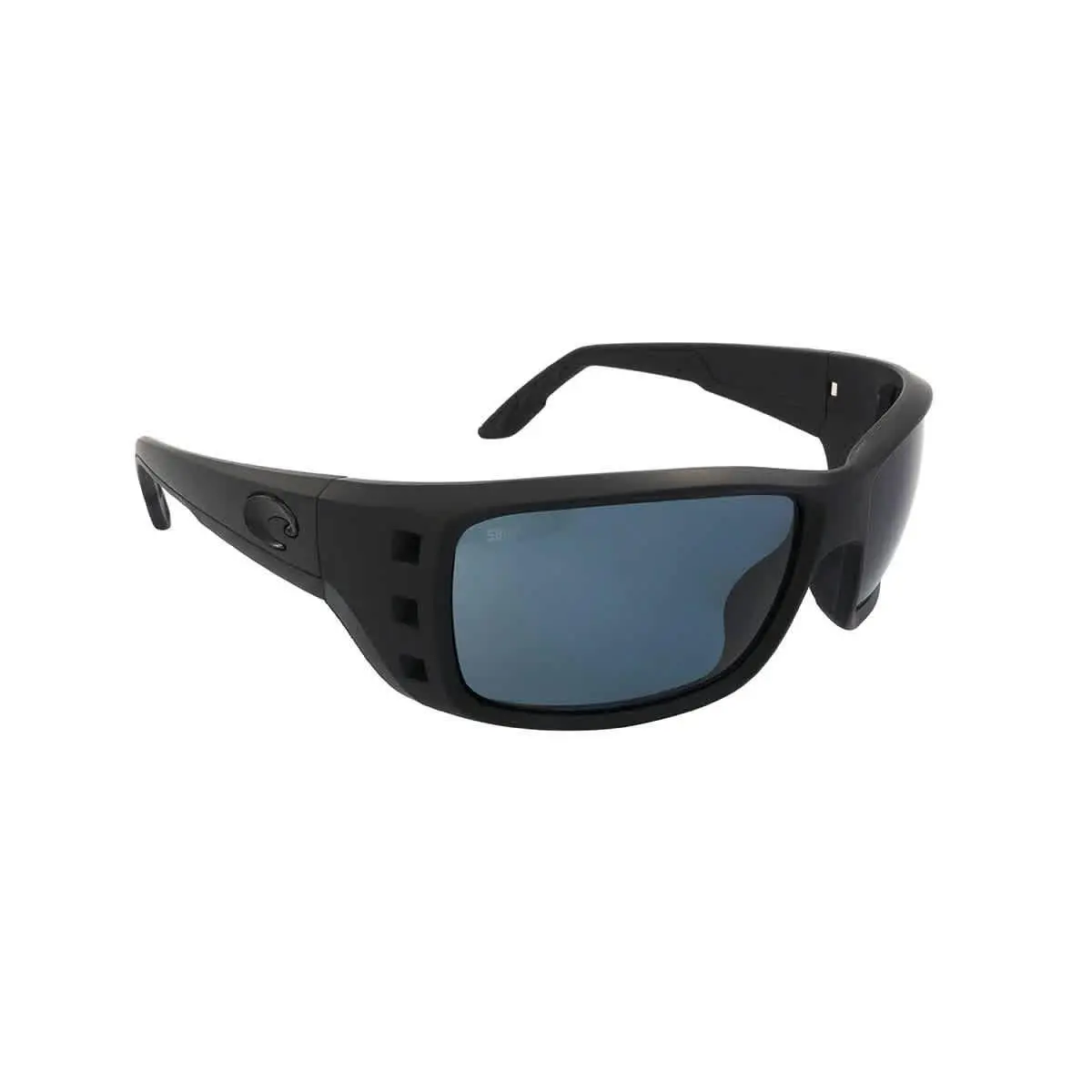 Costa Del Mar Permit Gray Polarized Polycarbonate Men`s Sunglasses PT 01 Ogp 63 - Black, Frame: Black, Lens: Gray