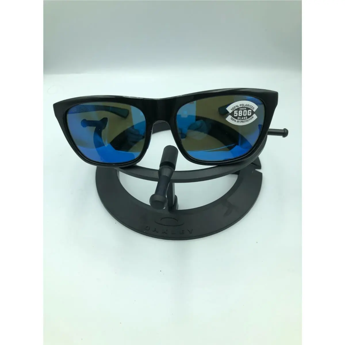 Costa Del Mar Cheeca Shiny Black / Blue Mirror 580 Lightwave Glass Cha 11 Obmglp - Frame: Black, Lens: Blue