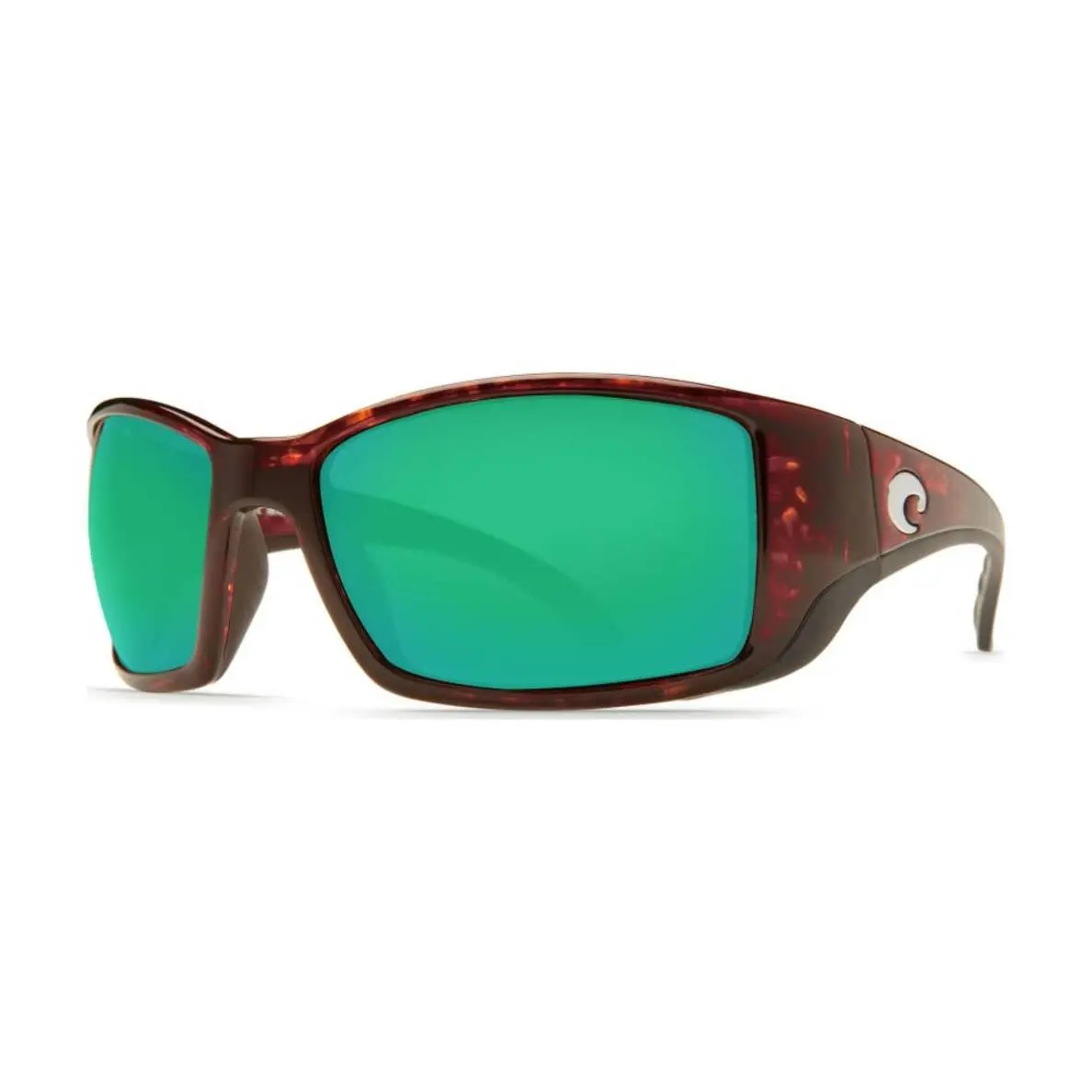 Costa Del Mar Blackfin 10 Sunglasses Tortoise W/green Mirror Lens