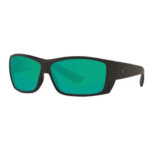 Costa Del Mar Cat Cay Blackout Frame Green 580p Plastic Polarized Mirror Lens