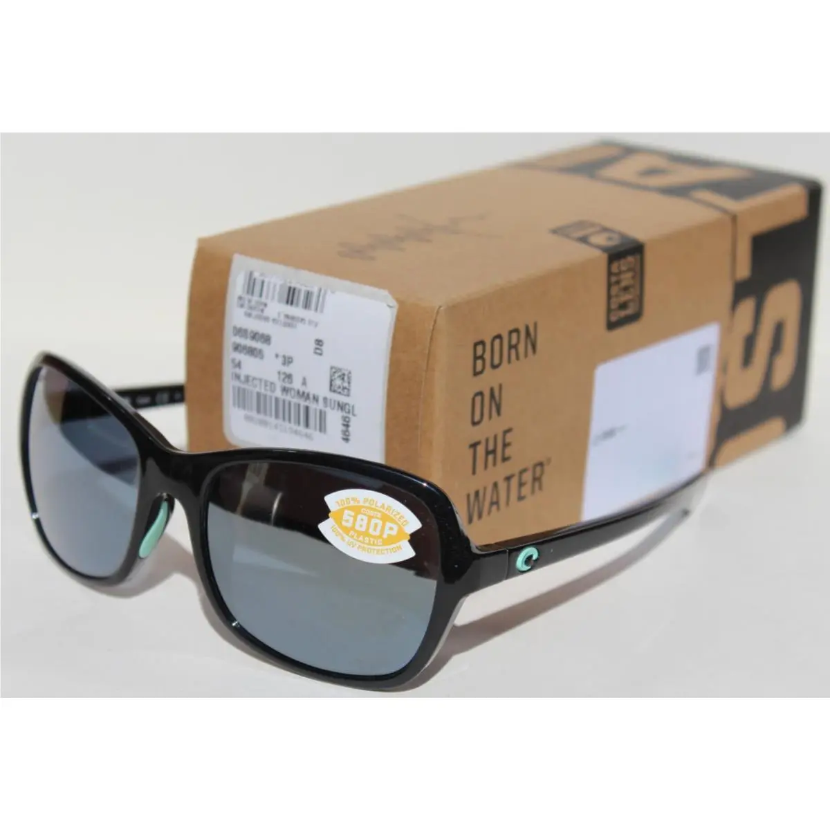 Costa Del Mar Kare Polarized 580P Sunglasses Womens Black/silver Mirror