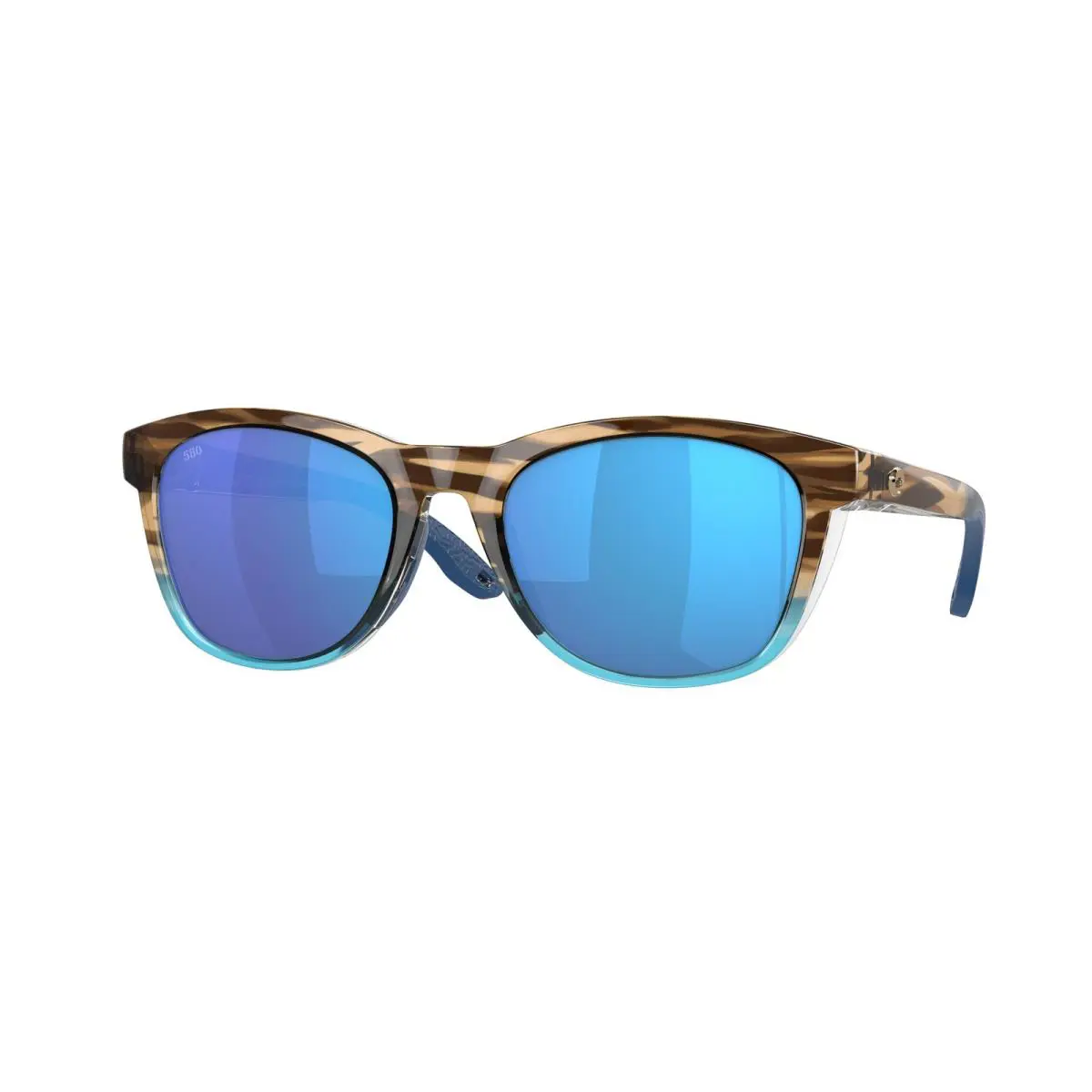 Costa Del Mar Aleta Blue Mirror Polarized Glass Ladies Sunglasses 6S9108 910801