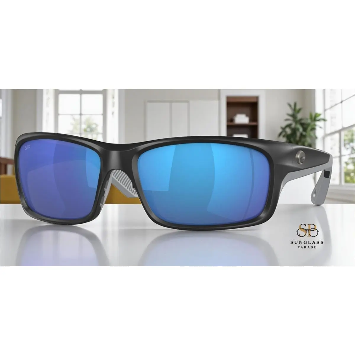 Costa Del Mar 6S9106 910601 Jose Pro Mt Black Blue Polarized 62 Men`s Sunglasses