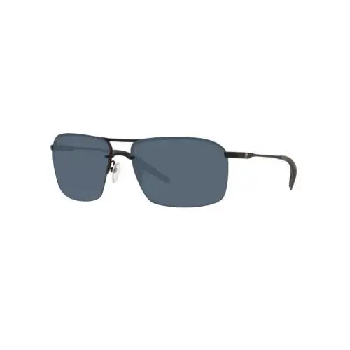 Costa Del Mar Skm 11 Ogp Skimmer Sunglasses Matte Black Gray 580P Polarized Lens