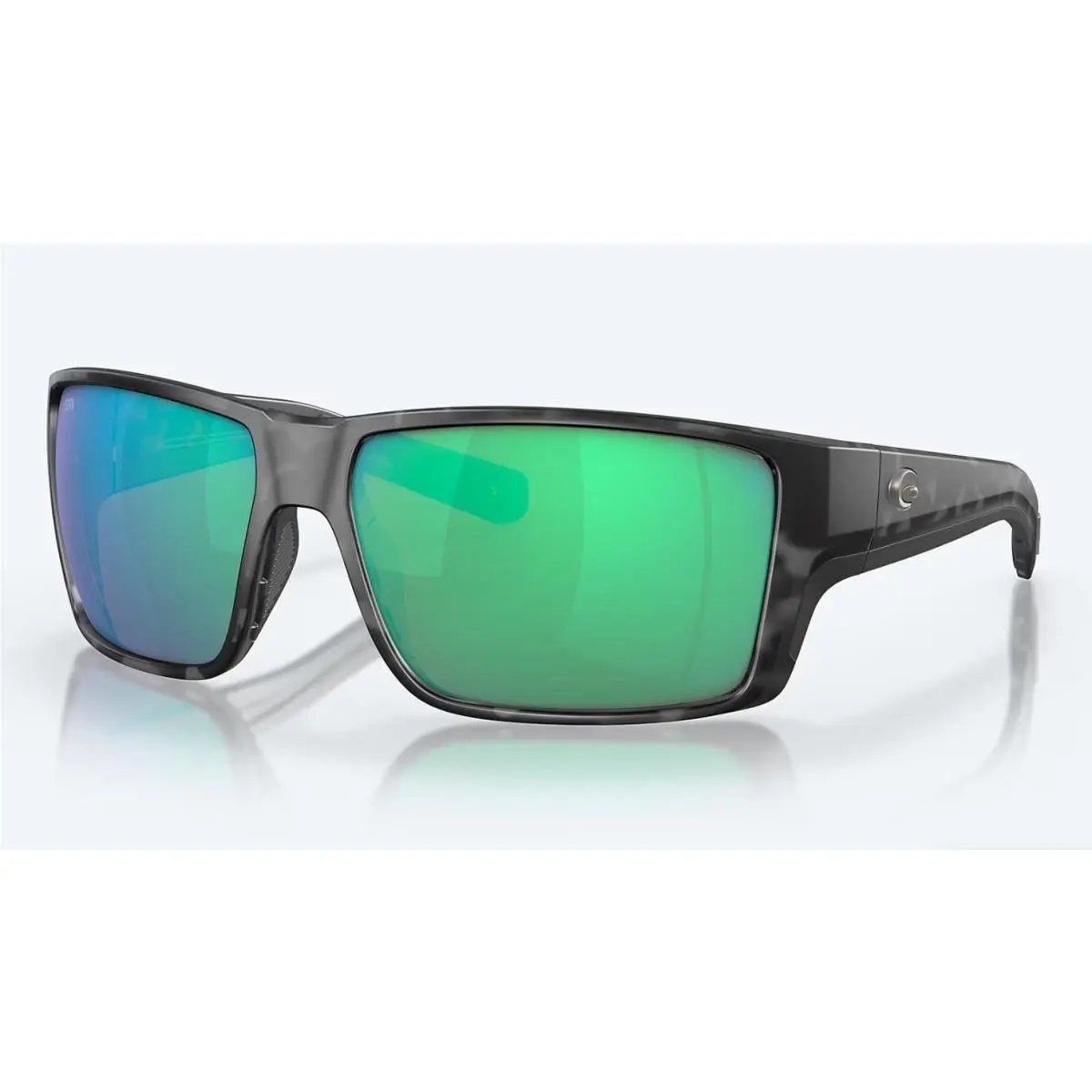 Costa Del Mar Reefton Pro Tiger Shark / Green Mirror Polarized Glass 580G - Frame: Tiger Shark, Lens: Green Mirror