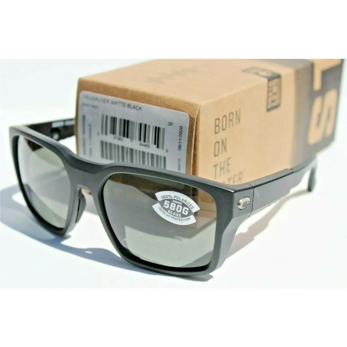 Costa Del Mar Tailwalker 580G Polarized Sunglasses Matte Black/gray 580