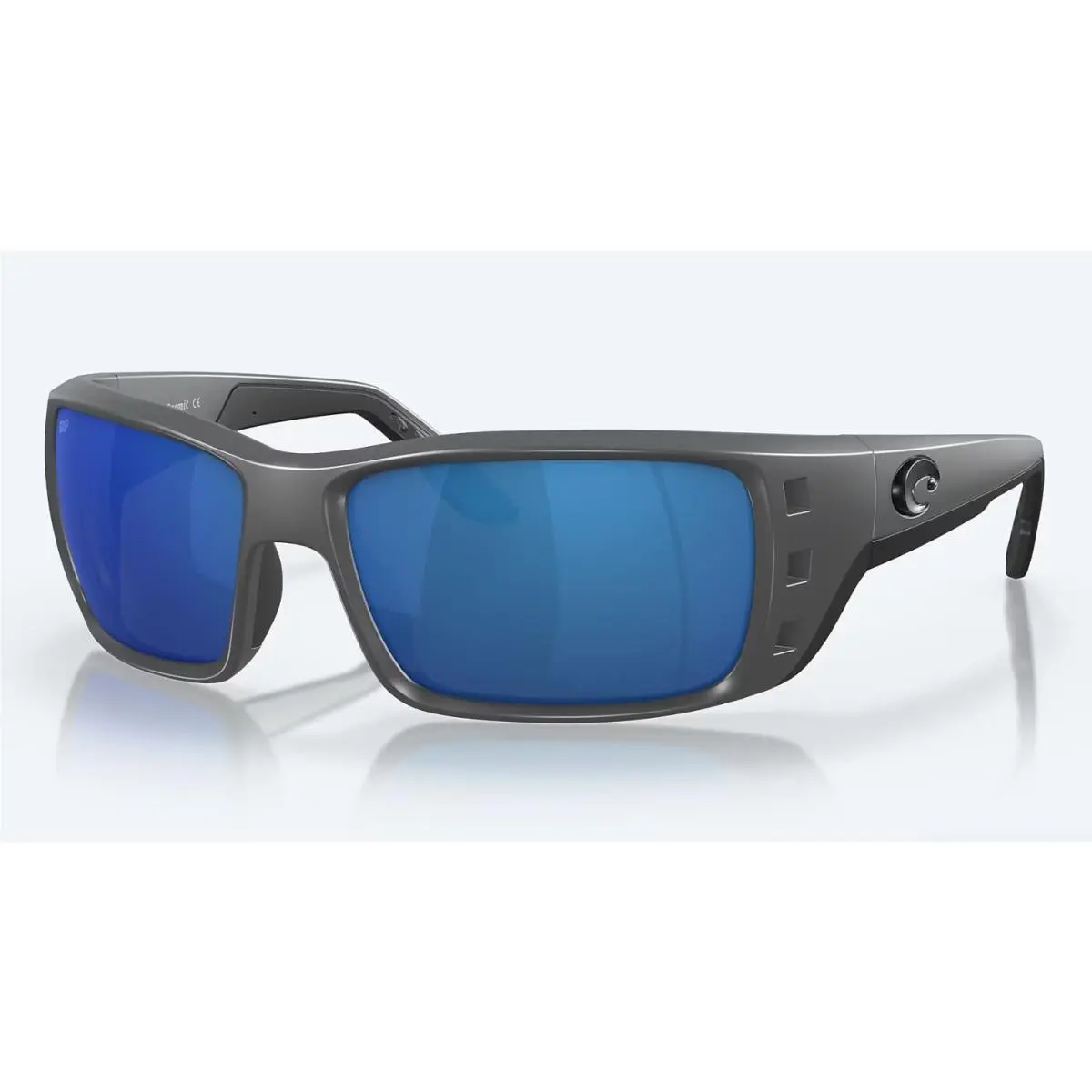 Permit Matte Gray Blue Mirror Polarized Glass 580G by Costa Del Mar