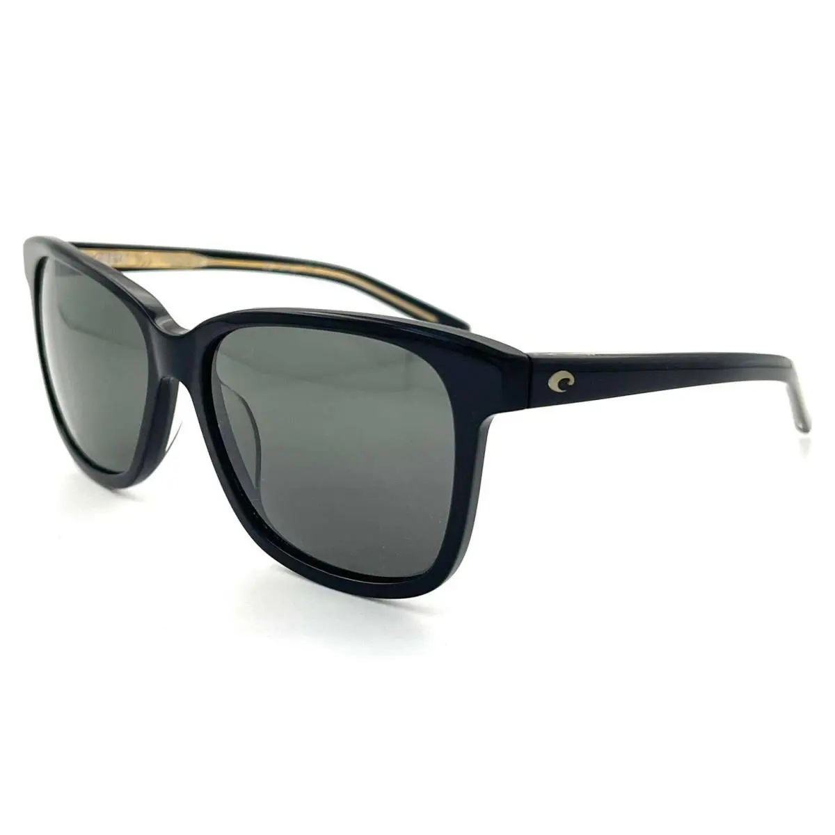 Costa Del Mar May Sunglasses Shiny Black/gray 580Glass