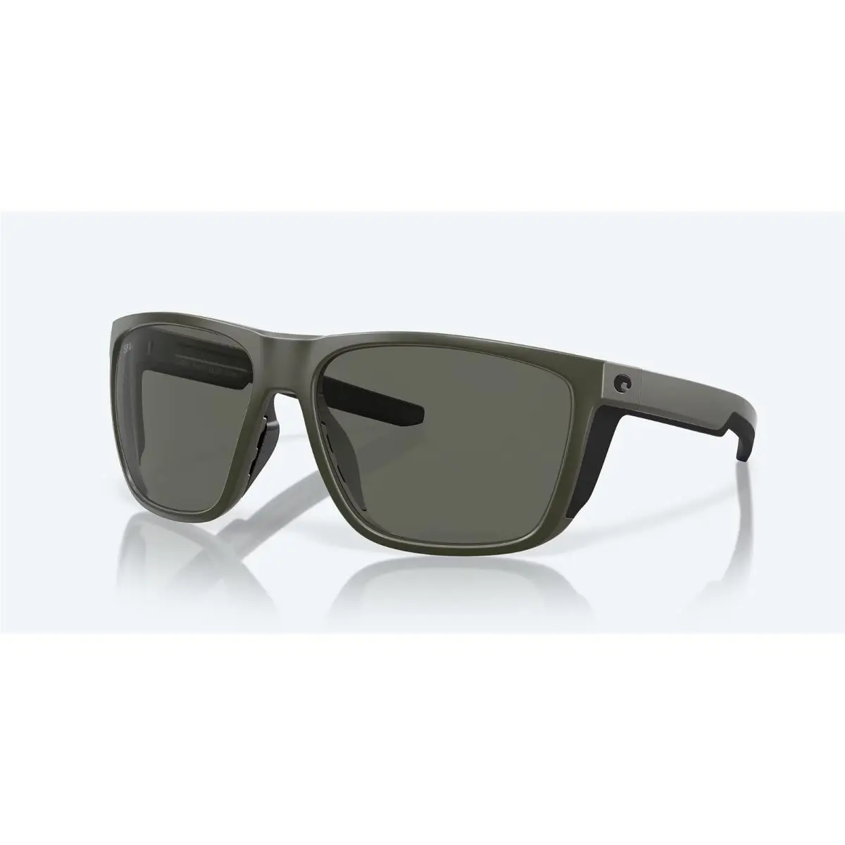 Costa Del Mar Ferg XL Matte Olive Frame / Gray Polarized 580G Glass Lens