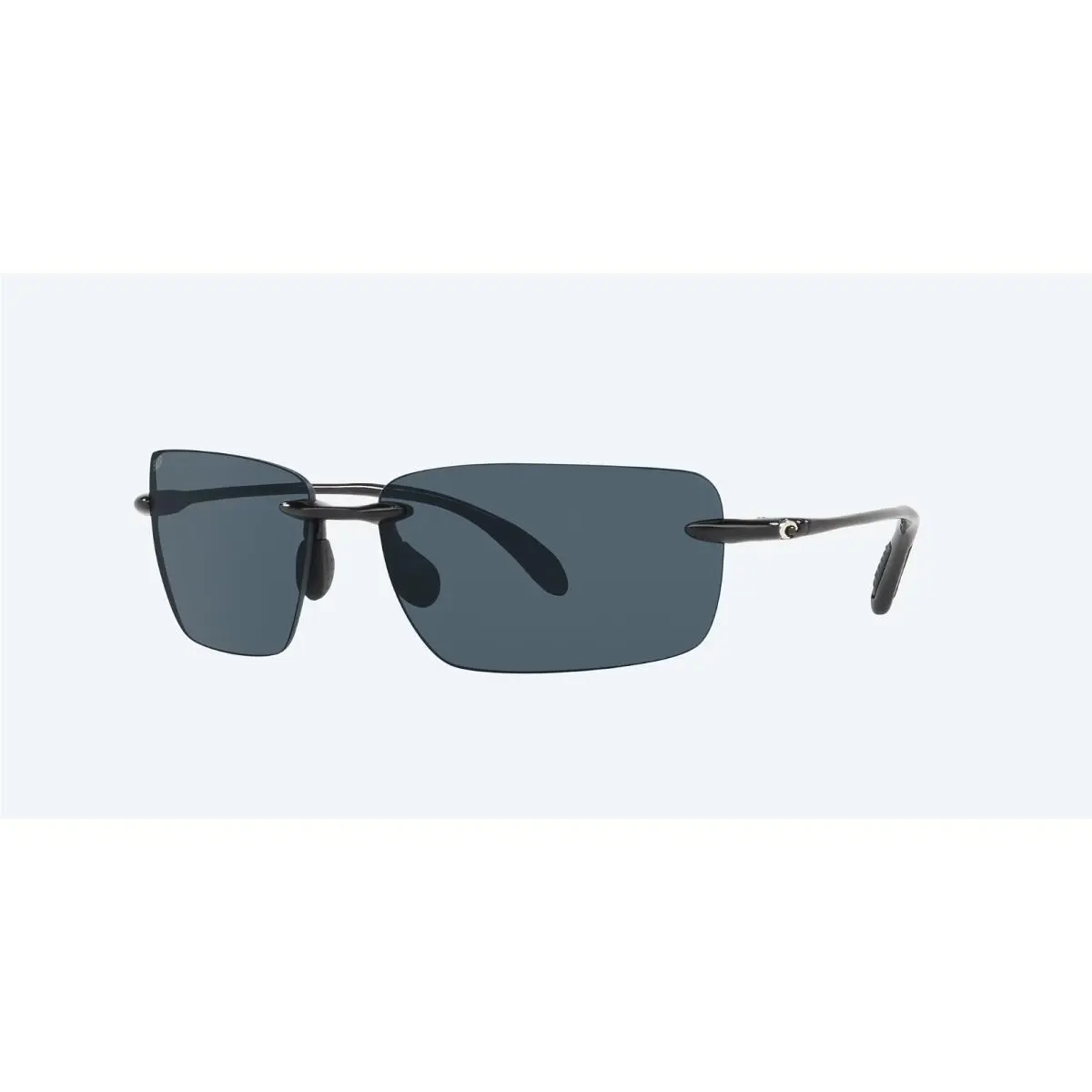 Costa Del Mar Sunglasses Gulf Shore Shiny Black / Gray Polarized 580P Plastic