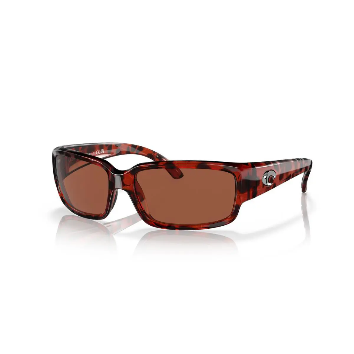 Costa Del Mar Caballito Unisex Sunglasses in Tortoise/polarized Copper 580P 59mm - Frame: Multicolor, Lens: Brown