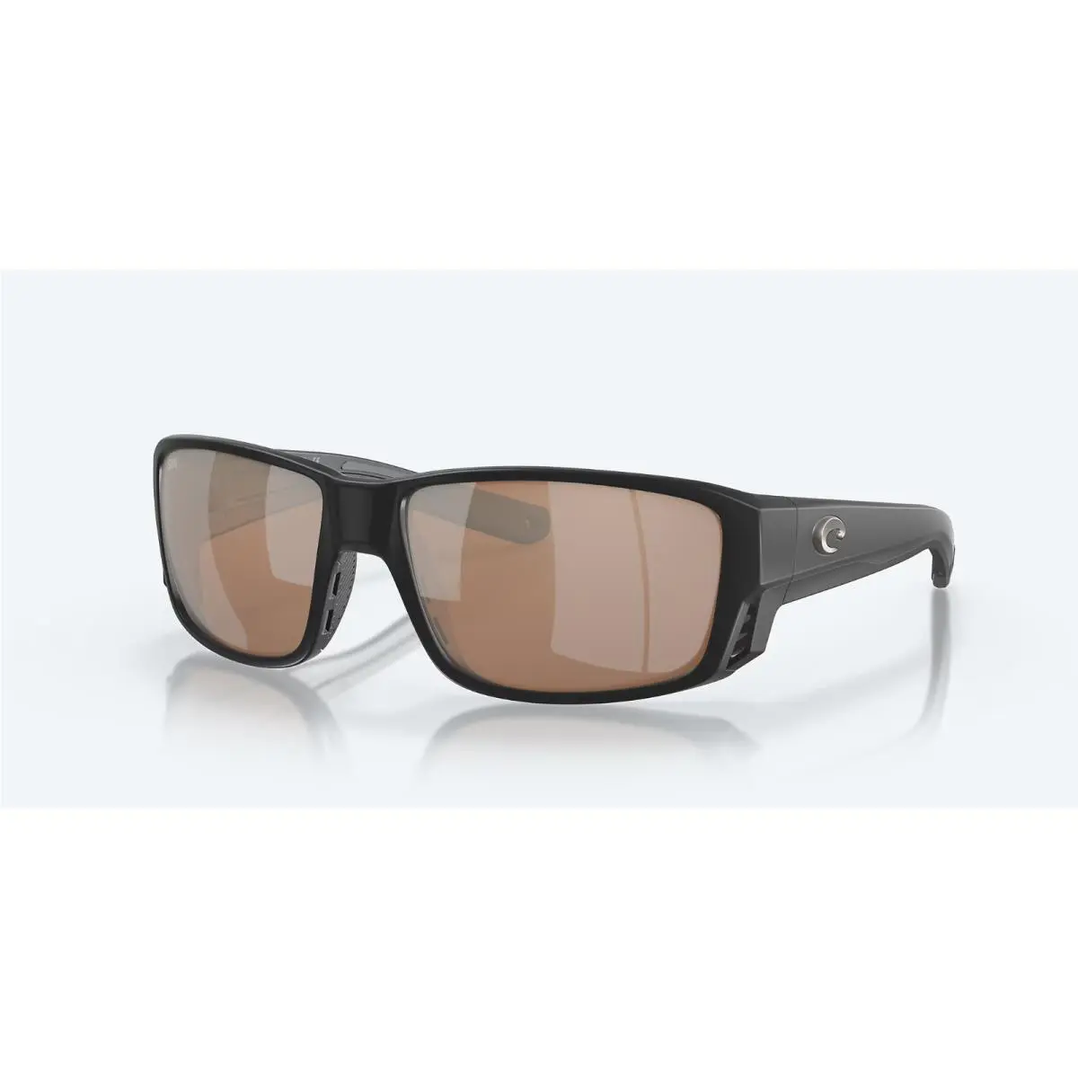 Costa Del Mar Tuna Alley Pro Black Copper Silver Mirror Polarized Glass 580G