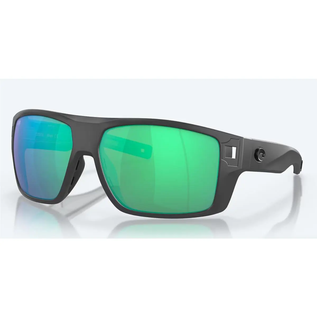 Costa Del Mar Diego Matte Gray / Green Mirror Polarized Glass 580G