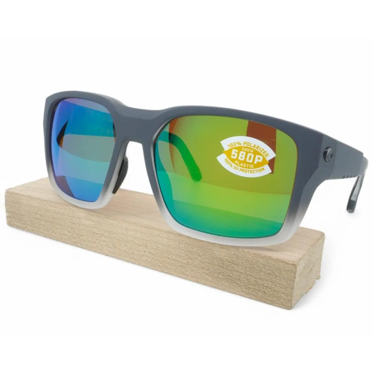 6S9003-19 Unisex Costa Tailwalker Polarized Sunglasses - Frame: Gray, Lens: Green